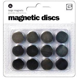 Basic Grey Large Magnets - 5 packs of 12